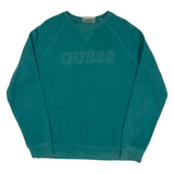 GUESS Mens Sweatshirt Green M