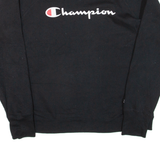 CHAMPION Womens Sweatshirt Black XL