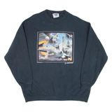 LEE Mens Sweatshirt Blue 90s XL