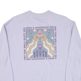 VANS Mens Sweatshirt Purple XS