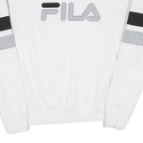 FILA Mens Sweatshirt White S