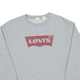 LEVI'S Womens Sweatshirt Grey M