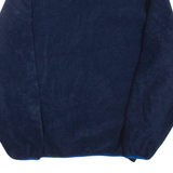 NAUTICA Mens Fleece Blue 1/4 Zip L