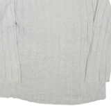 NAUTICA Womens Jumper Grey Tight Knit 3/4 Sleeve L