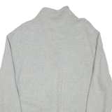 NAUTICA Mens Jumper Grey 1/4 Zip Tight Knit 2XL