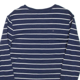 POLO SPORT RALPH LAUREN Womens Patterned Jumper Blue Striped Tight Knit XL