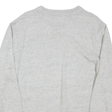 NAUTICA Mens Jumper Grey V-Neck Tight Knit L