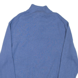 NAUTICA Mens Jumper Blue 1/4 Zip Tight Knit 2XL