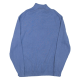 NAUTICA Mens Jumper Blue 1/4 Zip Tight Knit 2XL
