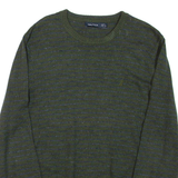 NAUTICA Mens Jumper Green Tight Knit L