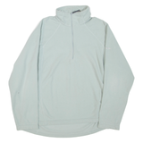 BERGHAUS Womens Fleece Green 1/4 Zip UK 14