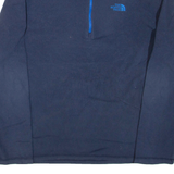 THE NORTH FACE Mens Fleece Blue 1/4 Zip M