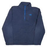 THE NORTH FACE Mens Fleece Blue 1/4 Zip M