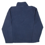 THE NORTH FACE Mens Fleece Blue 1/4 Zip M