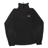 THE NORTH FACE Womens Fleece Black 1/4 Zip M