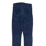7 FOR ALL MANKIND Womens Corduroy Trousers Blue Slim Skinny W26 L28