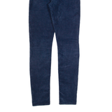 7 FOR ALL MANKIND Womens Corduroy Trousers Blue Slim Skinny W26 L28