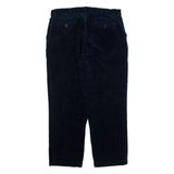 POLO RALPH LAUREN Chino Mens Corduroy Trousers Blue Regular Straight W38 L28