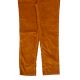 LEVI'S 724 High Rise Womens Corduroy Trousers Brown Slim Straight W25 L25