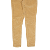 LEVI'S 721 High Rise Womens Corduroy Trousers Brown Slim Skinny W25 L28