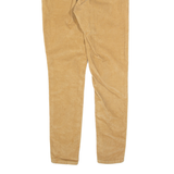 LEVI'S 721 High Rise Womens Corduroy Trousers Brown Slim Skinny W25 L28