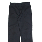 DICKIES Workwear Mens Trousers Black Regular Straight W34 L34