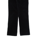 WOOLRICH Womens Corduroy Trousers Black Regular Straight W30 L32