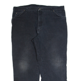 DICKIES Carpenter Workwear Mens Trousers Black Regular Straight W42 L32