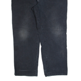 DICKIES Carpenter Workwear Mens Trousers Black Regular Straight W42 L32