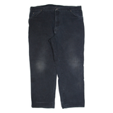 DICKIES Carpenter Workwear Mens Trousers Black Regular Straight W42 L32