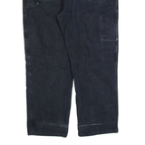 DICKIES Carpenter Workwear Mens Trousers Black Regular Straight W42 L32