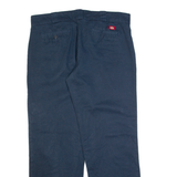 DICKIES 774 Workwear Mens Trousers Blue Regular Straight W34 L30