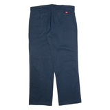 DICKIES 774 Workwear Mens Trousers Blue Regular Straight W34 L30