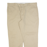 DICKIES Flex 874 Workwear Mens Trousers Beige Regular Straight W44 L32