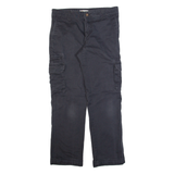 DICKIES Cargo Workwear Womens Trousers Black Regular Straight W32 L30