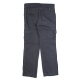 DICKIES Cargo Workwear Womens Trousers Black Regular Straight W32 L30