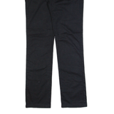 DICKIES Workwear Womens Trousers Black Slim Straight W32 L32