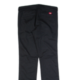 DICKIES Workwear Womens Trousers Black Slim Straight W32 L32