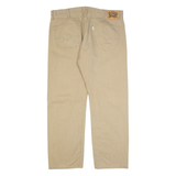 LEVI'S 505 Mens Trousers Beige Regular Straight W38 L30
