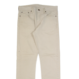 LEVI'S 513 Mens Trousers Beige Slim Straight W31 L32