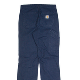 CARHARTT Workwear Mens Trousers Blue Relaxed Straight W30 L31