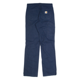 CARHARTT Workwear Mens Trousers Blue Relaxed Straight W30 L31