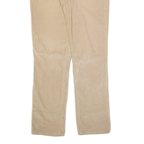 CALVIN KLEIN JEANS Womens Corduroy Trousers Beige Regular Straight W32 L32