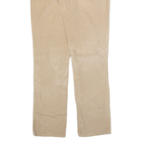 CALVIN KLEIN JEANS Womens Corduroy Trousers Beige Regular Straight W32 L32