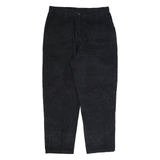 WOOLRICH Womens Corduroy Trousers Blue Regular Tapered W32 L28