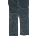 CALVIN KLEIN JEANS Womens Corduroy Trousers Grey Slim Straight W30 L30