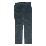 CALVIN KLEIN JEANS Womens Corduroy Trousers Grey Slim Straight W30 L30