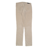 CALVIN KLEIN JEANS Womens Corduroy Trousers Beige Slim Skinny W30 L31