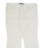 LEVI'S 515 Womens Corduroy Trousers Cream Regular Bootcut W34 L26