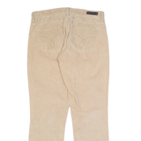 CALVIN KLEIN JEANS Womens Corduroy Trousers Brown Slim Straight W30 L28
